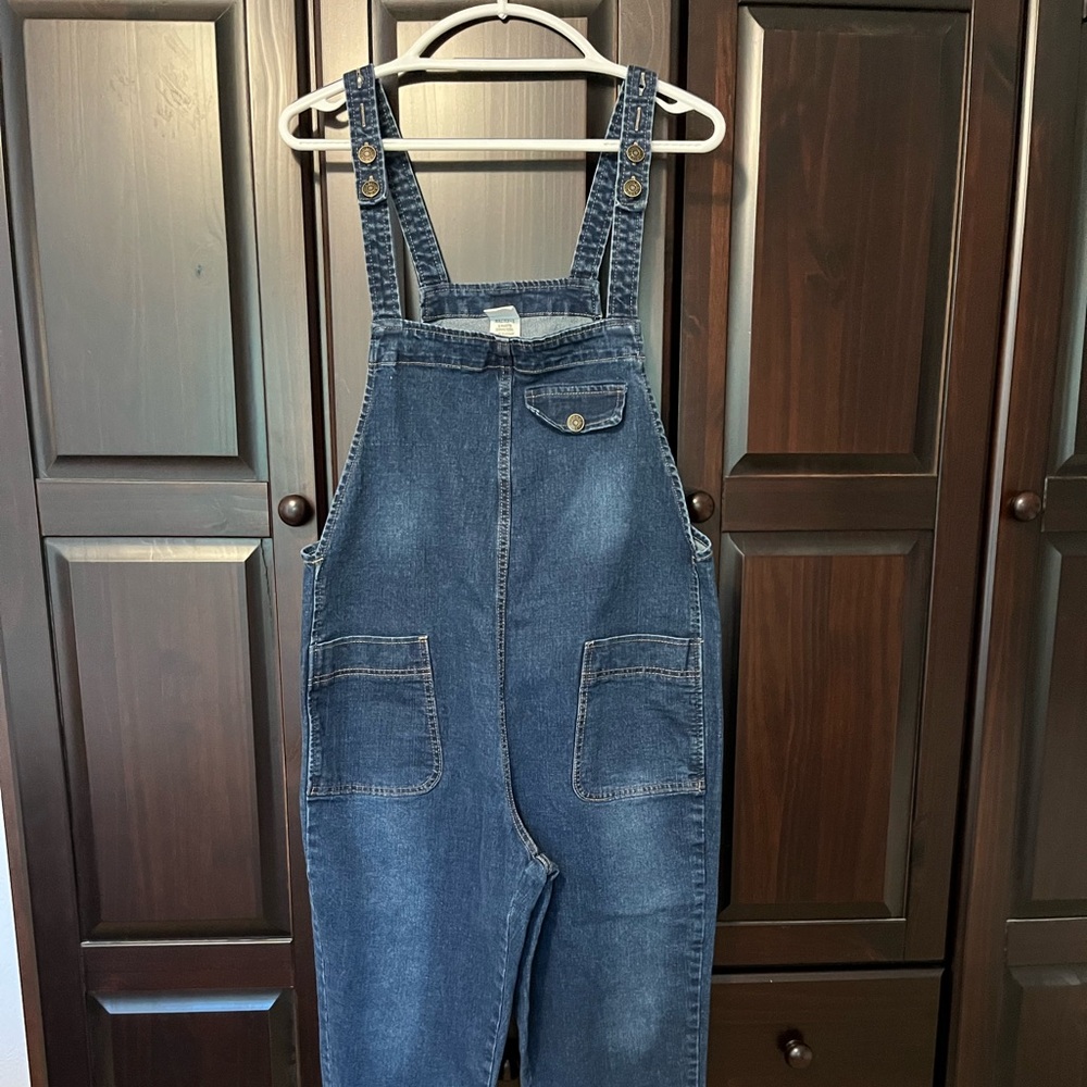 PERFECT with stretch !! Blue Denim Overalls